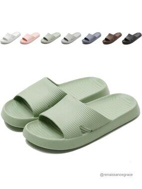 EVA Shower Shoes Non-Slip Quick-Dry Slides | Lightweight Slippers